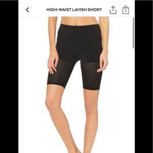 ALO high waisted lavish shorts
